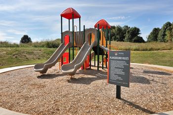 Playground with soft surface